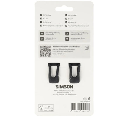 Simson set de iluminación simmy batería LED 29 13.5lux