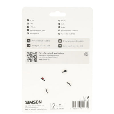Simson headlight aurora e-line 60hb