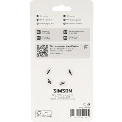 Faro anteriore Simson aurora x-line 400
