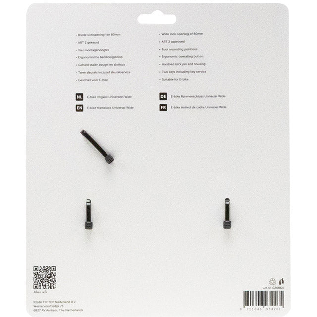 Simson antifurto da telaio universale inserto e-bike largo 80mm art**