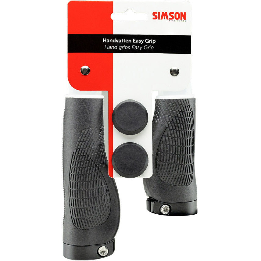 Simson gestisce Easy Grip 130 95mm Black Set su Blister