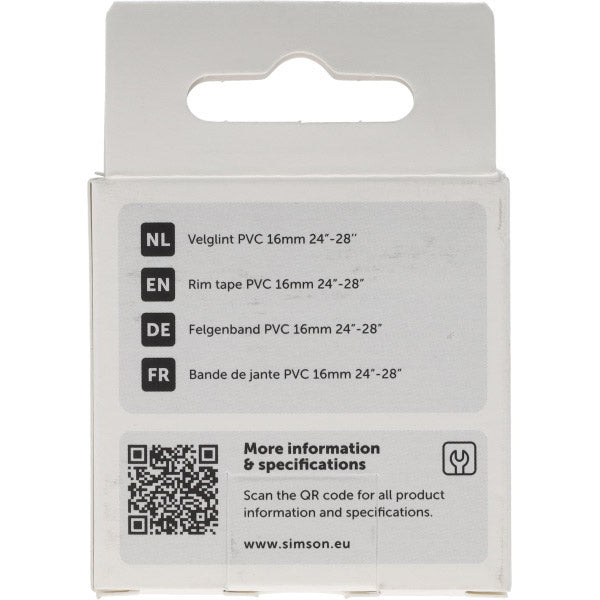 Fondo de llanta Simson 24'' -28'' 16mm PVC resistente
