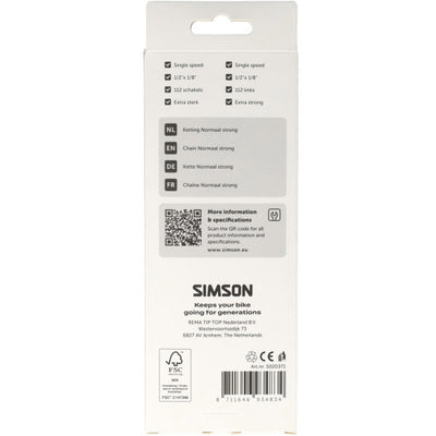 Simson chain normal strong