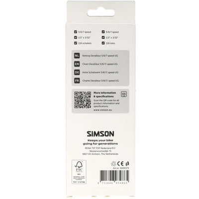 Simson chain derailleur 5 6 7 ug