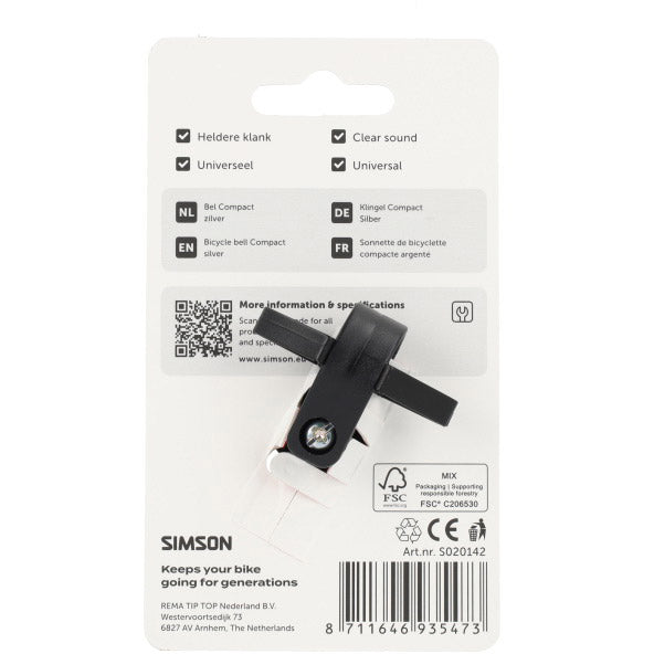 Simson bell compact silver