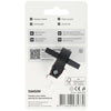 Simson campanello per bicicletta mini 32mm montaggio fisso in plastica nero