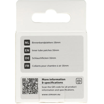 Simson inner tube patch 16mm (8pcs)