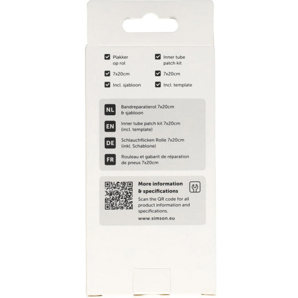 Rotolo per riparazione pneumatici Simson con dima 7x20 cm