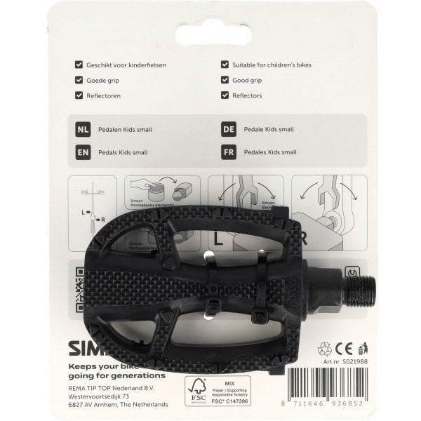 Simson pedalen kids small 2.0 dunne draad