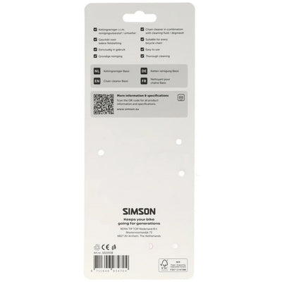 Dispositivo de limpieza de cadena Simson básico.
