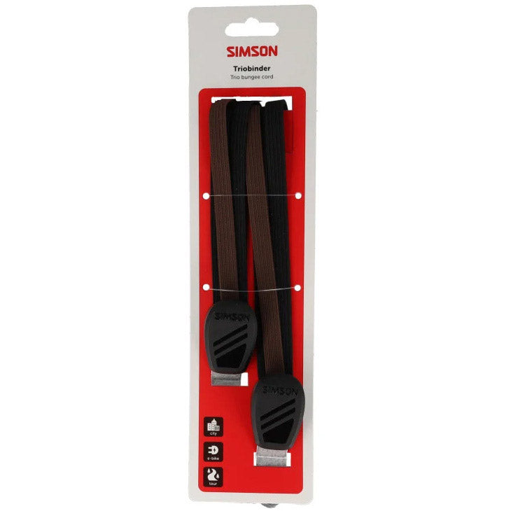 Raccoglitore trio Simson 60 cm marrone nero