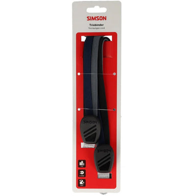Carpeta trío Simson 71cm negro azul antracita