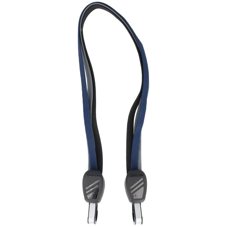 Correa mosquetón Simson 60cm negro azul antracita