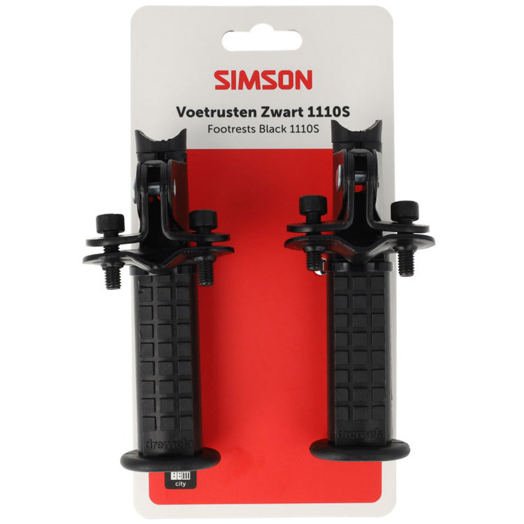 Reposapiés Simson negro 1110s