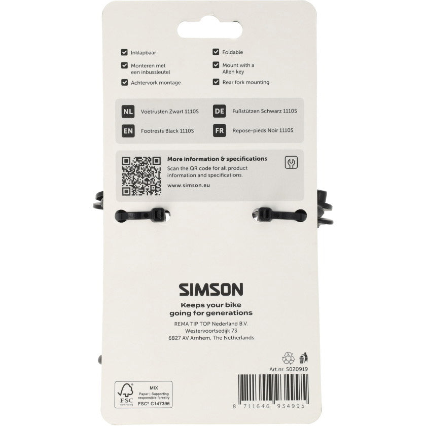 Pedane Simson nere 1110s