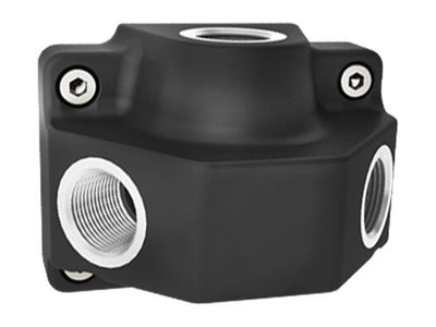 Alusic muurplaat in:1x1 2 uit:2x1 2