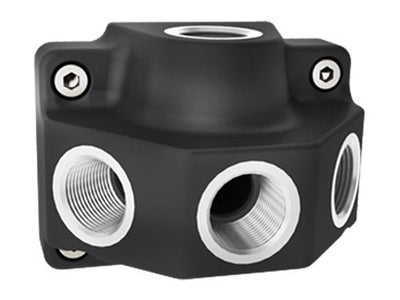 Piastra a muro Alusic ingresso:1x3 4 uscita:3x1 2