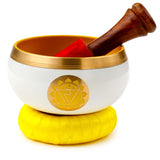 Geel chakra klankschaal - afbeelding 1