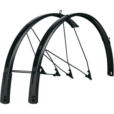 Sks spatbordset bluemels style 28 46mm zwart