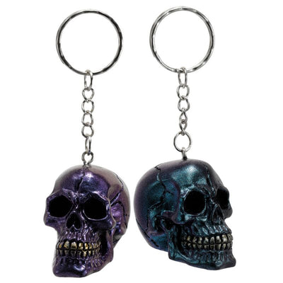 Dark Metallic Gold Skull Ring