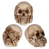 Conjunto de 3 calaveras de silencio auditivo para pequeños accesorios para el hogar