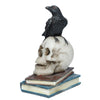 Kraai op schedels boeken woonaccessoire