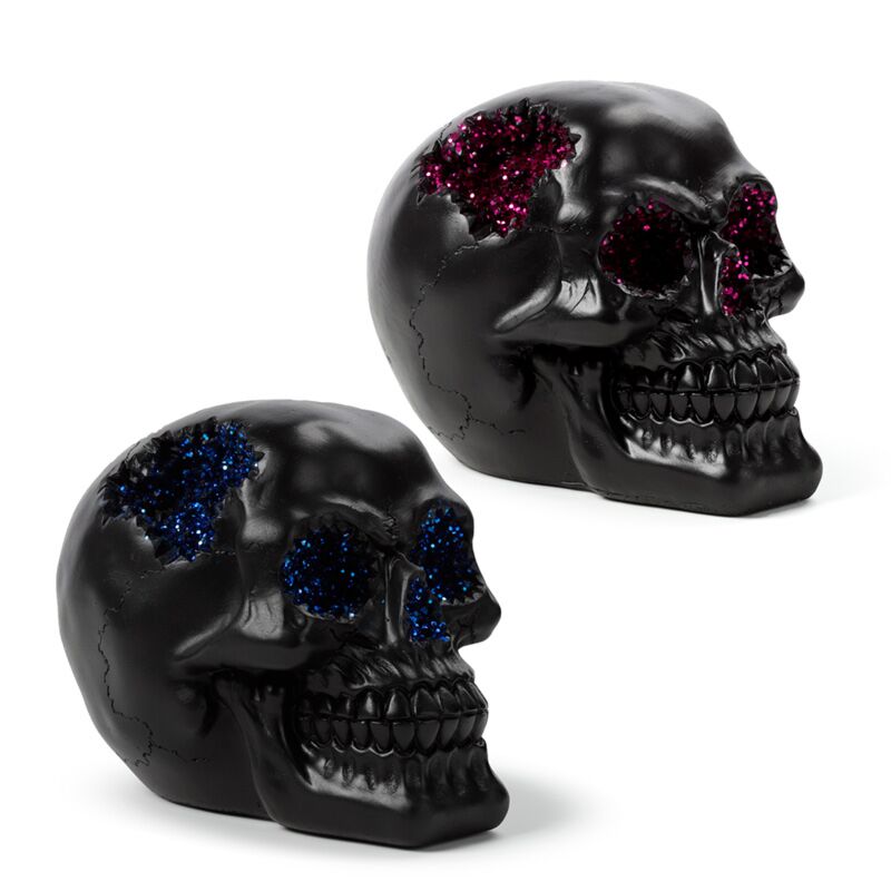 Accessorio per la casa del cranio della grotta di cristallo nero