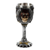 Cáliz decorativo de calavera steampunk