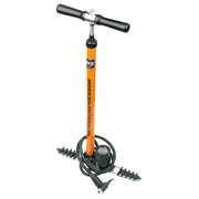 Sks vloerpomp rennkompressor multivalve 16bar zw oranje - afbeelding 1