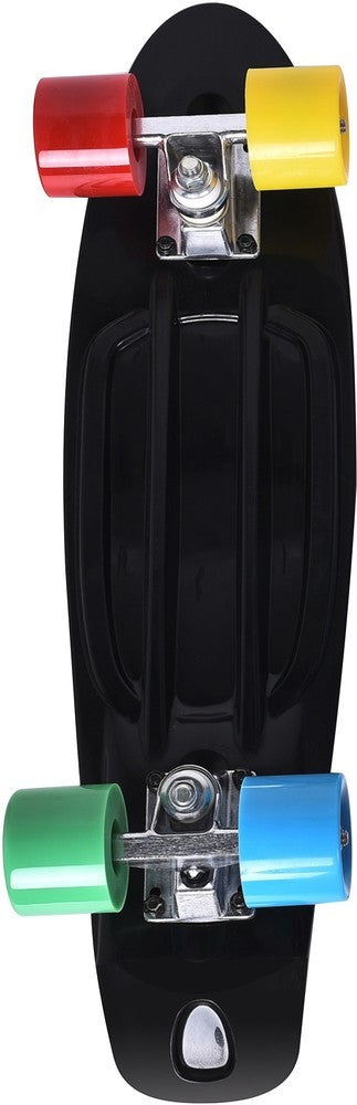 Move skateboard vecchia scuola retrò: nero 58 cm abec7 (old22xblk)
