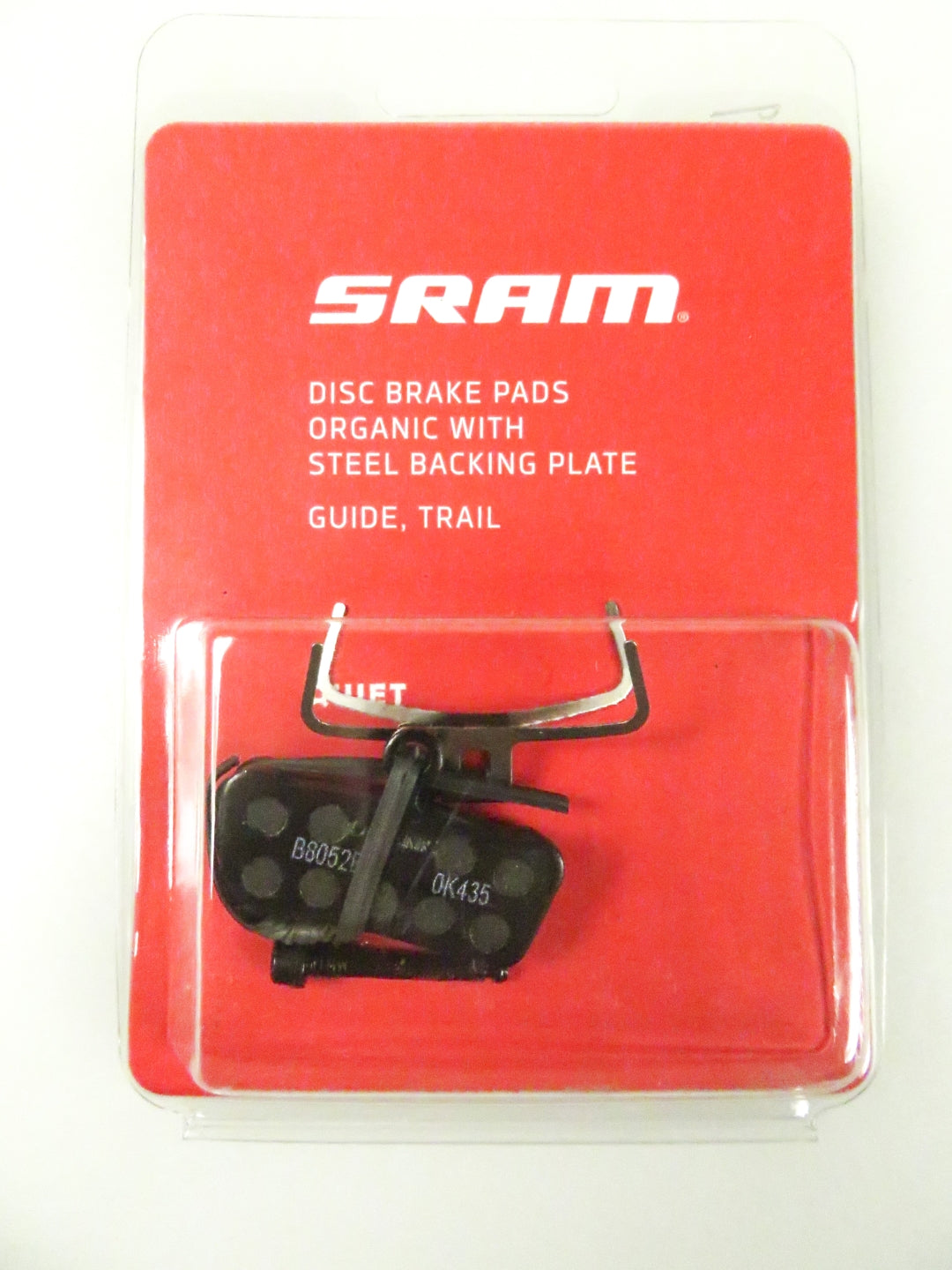 Sram brakepads trail organic steel quiet