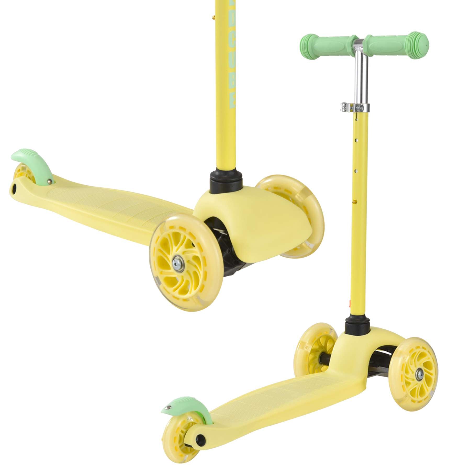 Monopattino a tre ruote Boldcube Teeny - giallo