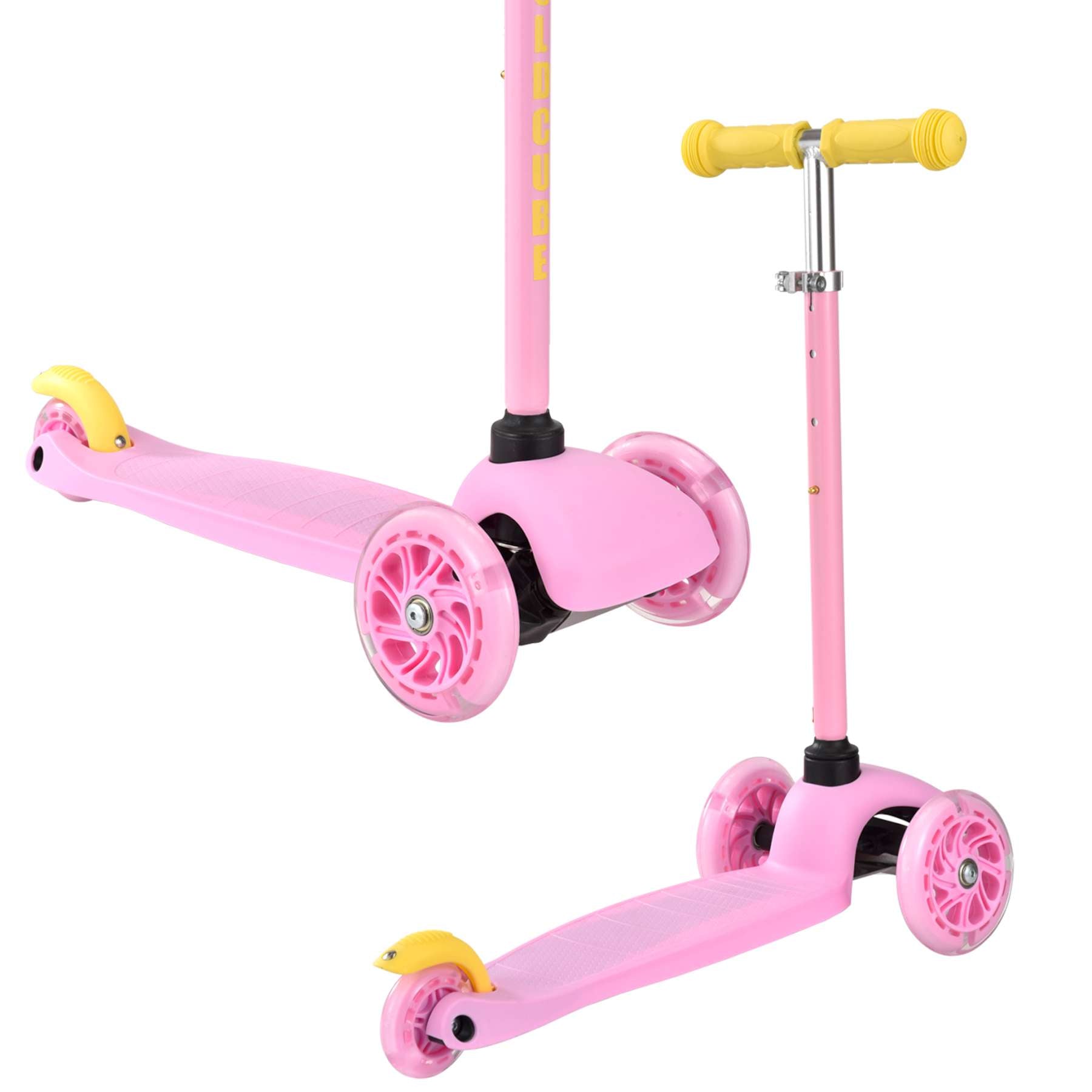 Patinete de tres ruedas Boldcube Teeny - rosa