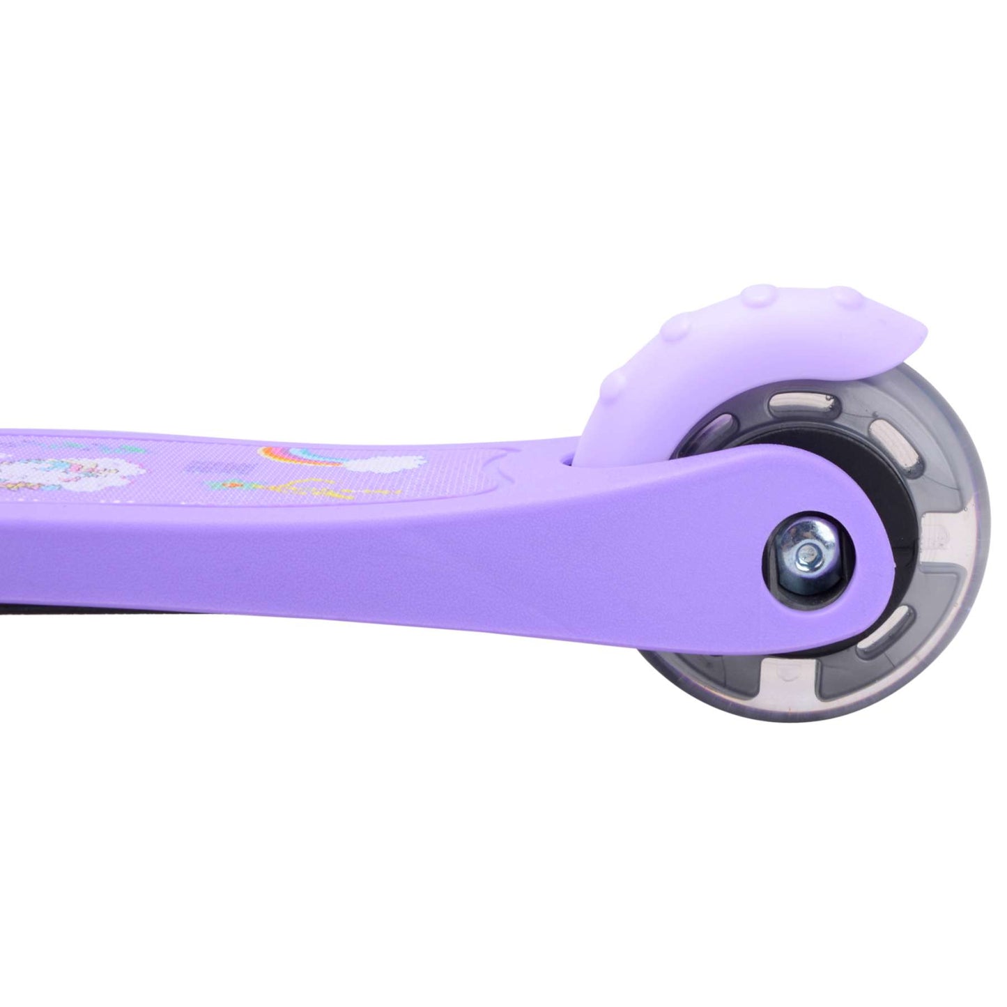 Patinete de tres ruedas Boldcube Teeny Fold - Unicornio morado