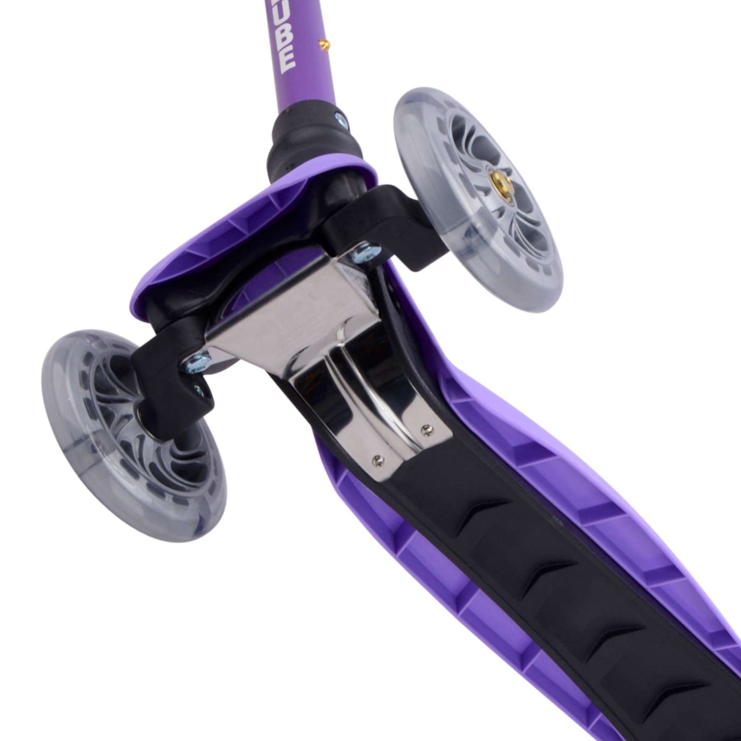 Patinete de tres ruedas Boldcube Teeny Fold - Unicornio morado