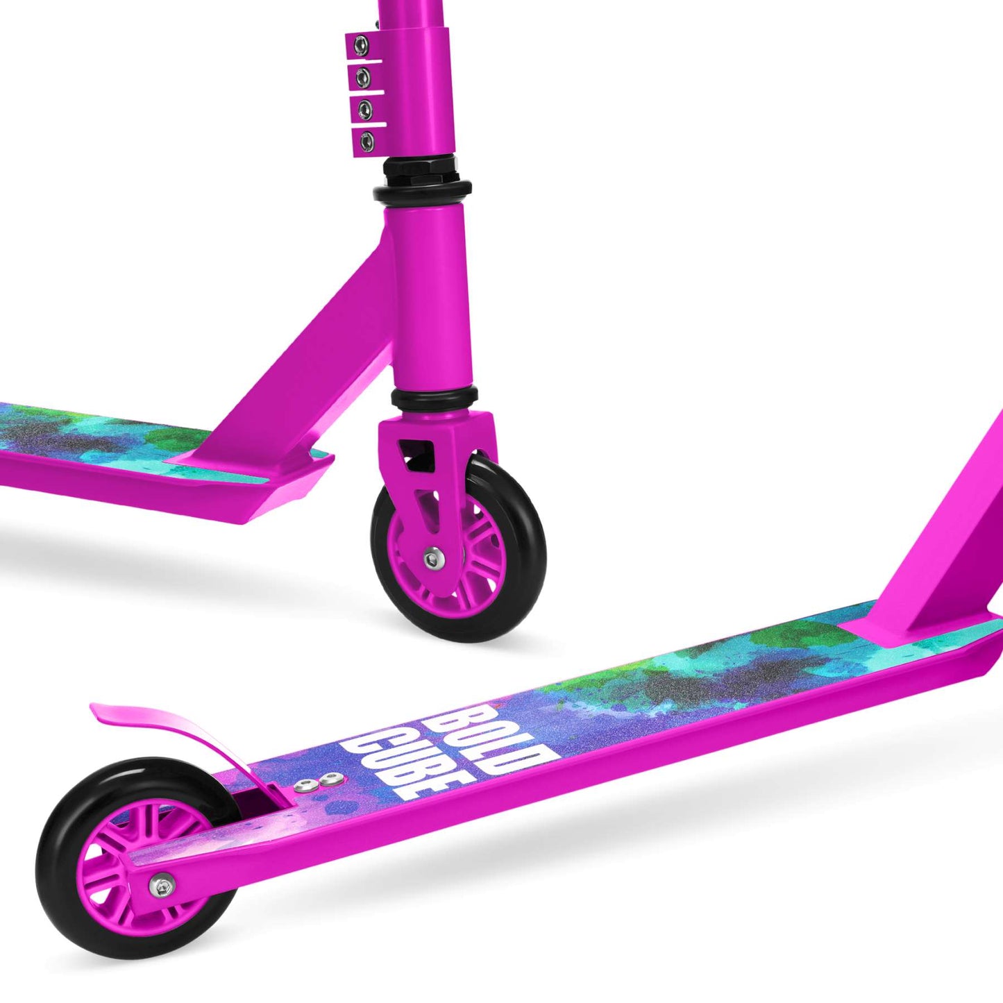 Patinete acrobático Boldcube - violeta