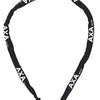 Axa slotketting rigid 120cm codeslot zwart (kaart)