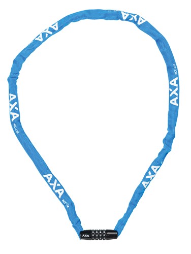 Lucchetto Axa catena rigida 120cm lucchetto a codice blu (card)