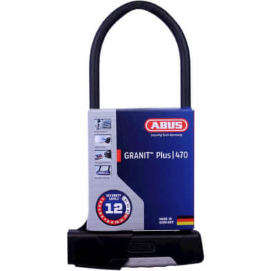 Abus Beugelslot Granit Plus 470 - 30cm - Zwart