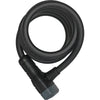 ABUS BLOQUEO DE CABLE SIPLA 6512K 180 12 BK SCMU - 180cm - Negro
