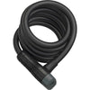 ABUS BLOQUEO DE CABLE SIPLA 6512K 180 12 BK SCMU - 180cm - Negro