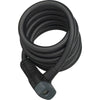 ABUS BLOQUEO DE CABLE SIPLA 6512K 180 12 BK SCMU - 180cm - Negro