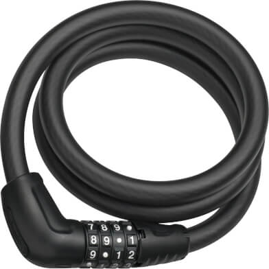 Abus microflex 6615C 120 15 bloqueo de cable negro