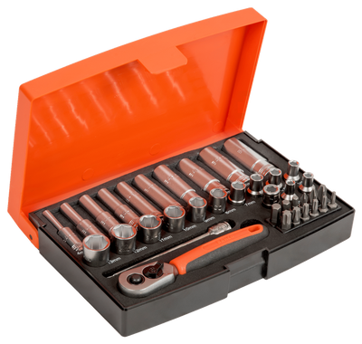 Bahco dopsleutelset 1 4 lang