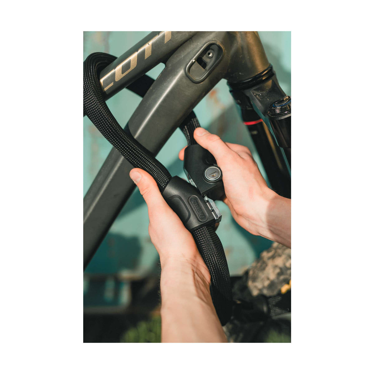 ABUS Cadena Lock Infinity Loop 1806 110 Negro