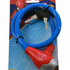 Spiderman kabelslot blauw rood