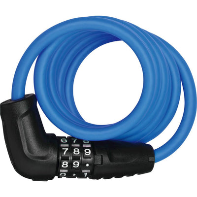 Abus Spiraal Kabelslot 150cm Blauw - Cijferslot