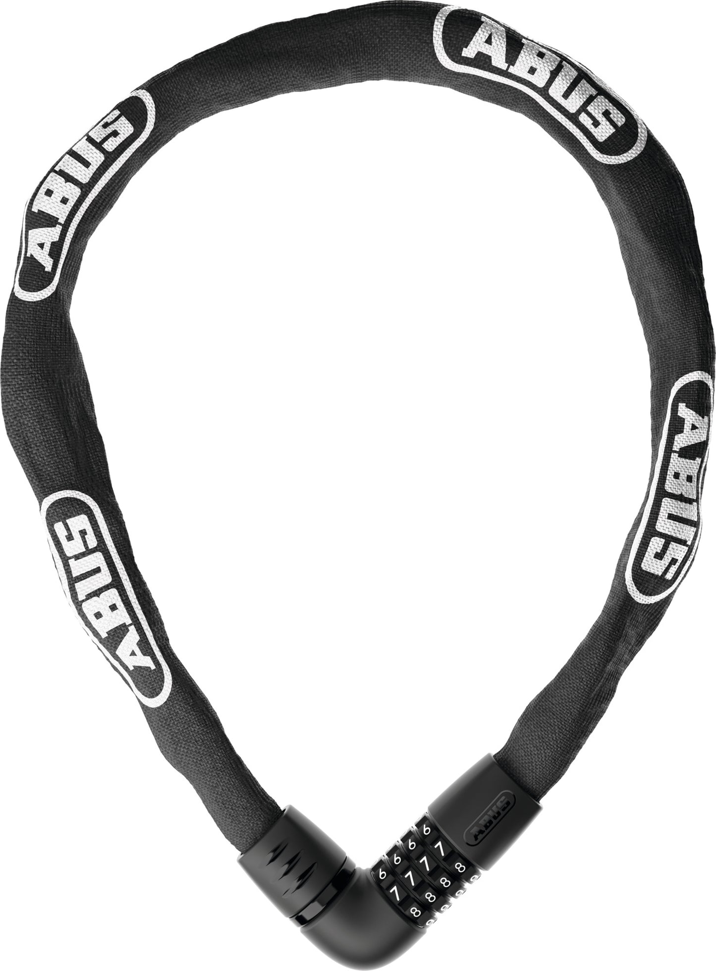 Lucchetto a catena Abus codice tresor 6807c 85 nero