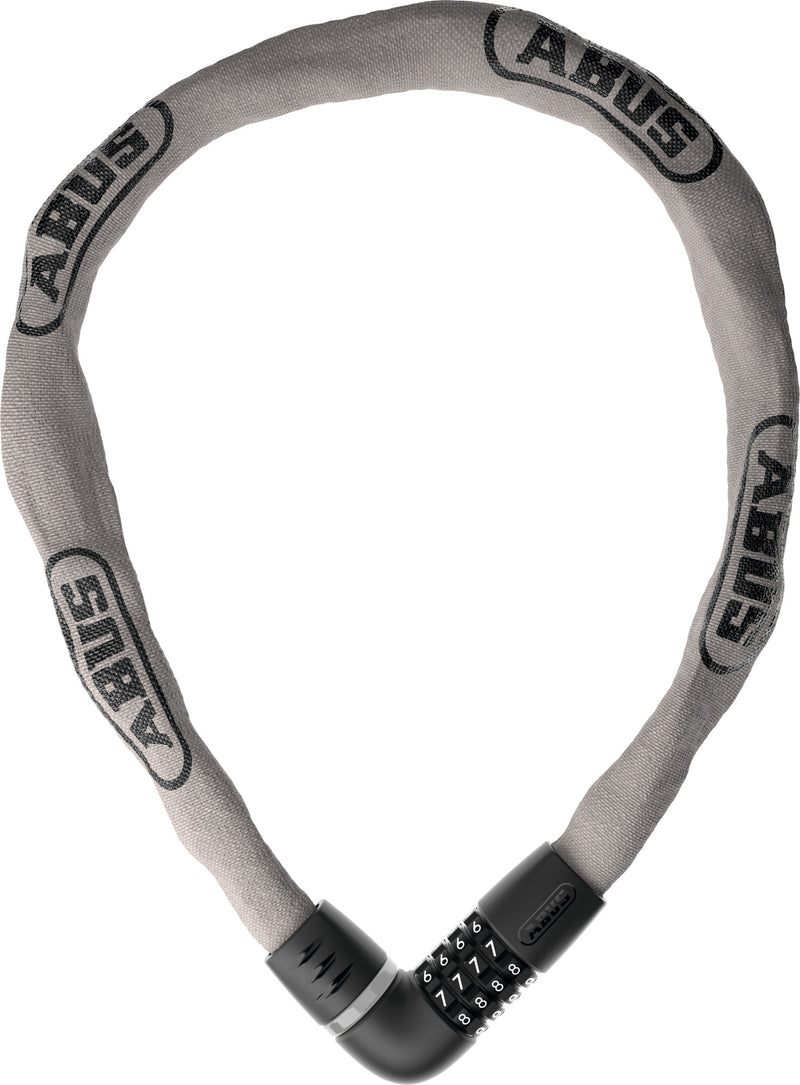 Lucchetto a catena Abus codice tresor 6807c 110 tec grigio