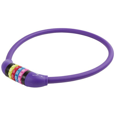 M-onda M-Wave Número de cable Lock Silicona Purple 65cm12 mm